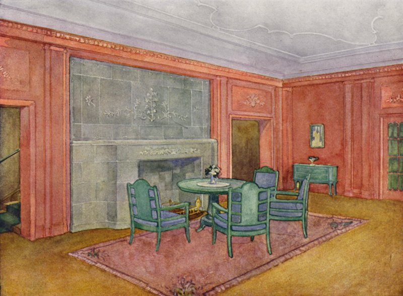 Hall (väri litho) tekijältä Max Müller