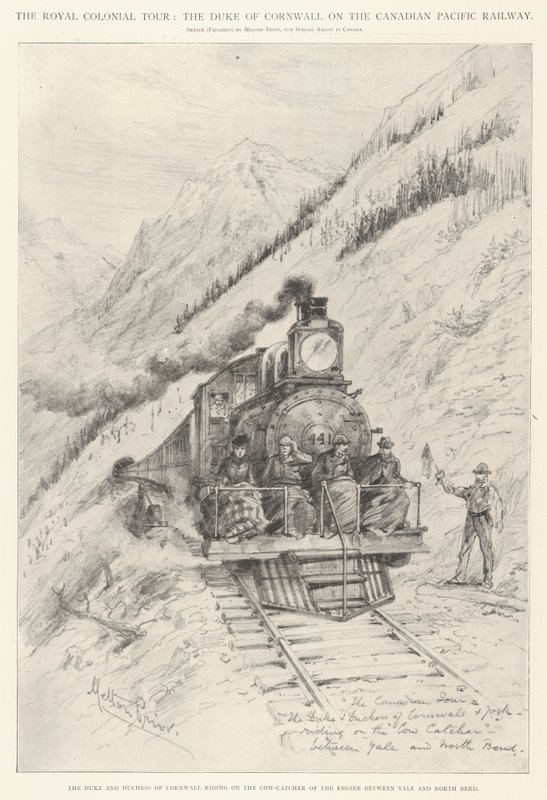 Royal Colonial Tour, Cornwallin herttua Canadian Pacific Railwaylla tekijältä Melton Prior