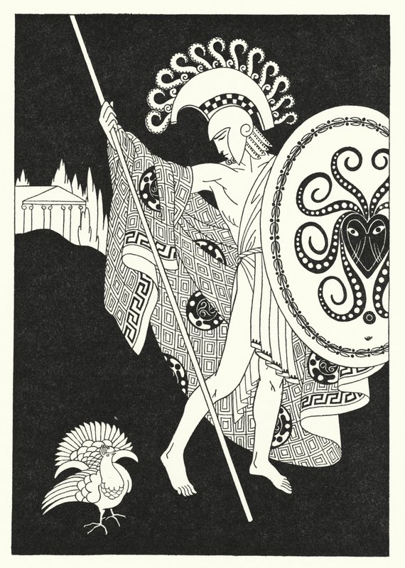 Violetti lintu tuli lepaten häntä kohti (väri litho) tekijältä Merlyn Mann