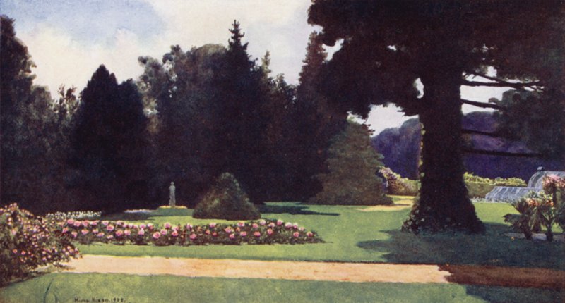Palace Gardens, Het Loo (väri litho) tekijältä Mima Nixon