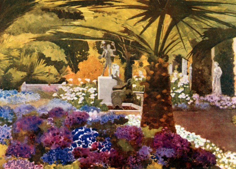Cinerarias, Achilleion, Korfu tekijältä Mima Nixon