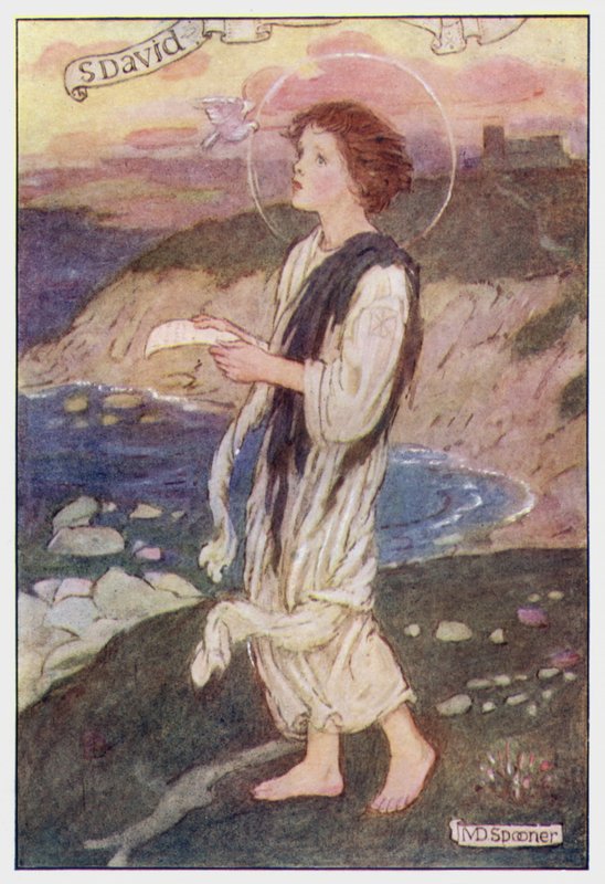 Saint David (värinen lito) tekijältä Minnie Didbin Spooner