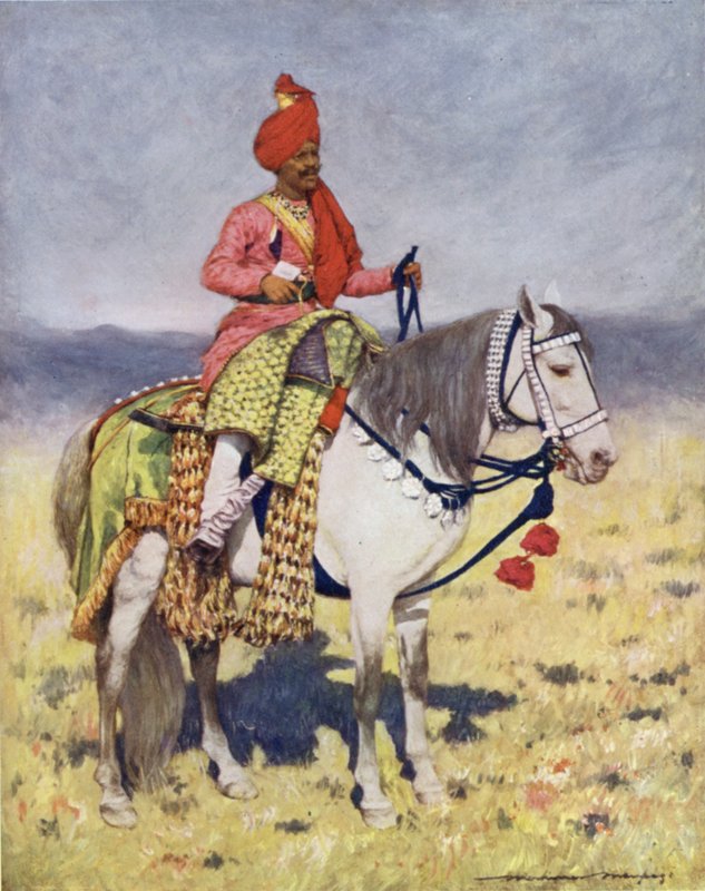 Kuuluisa tanssihevonen, Bombay Chiefs Camp tekijältä Mortimer Ludington Menpes