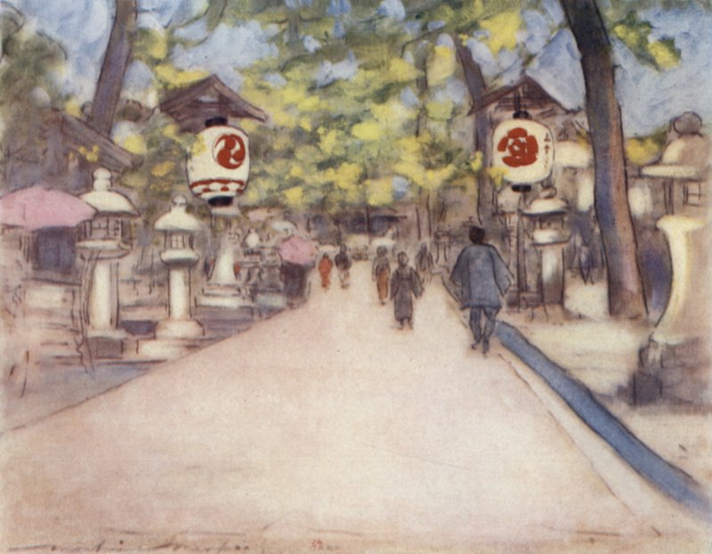 Avenue of Lanterns tekijältä Mortimer Ludington Menpes