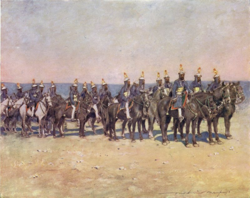 Kishengarhin panssaroidut ratsumiehet tekijältä Mortimer Ludington Menpes