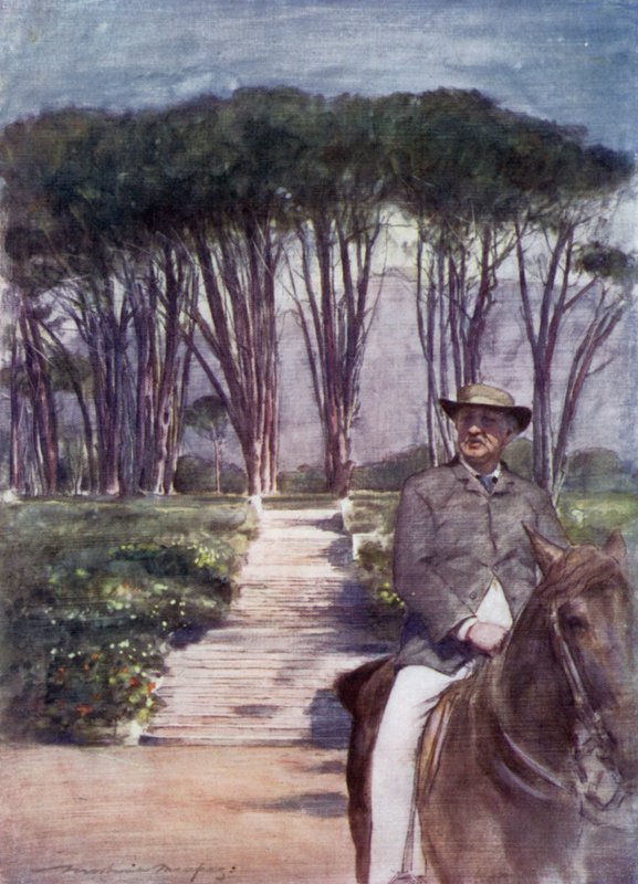 Cecil J Rhodes Groote Schuurissa tekijältä Mortimer Ludington Menpes