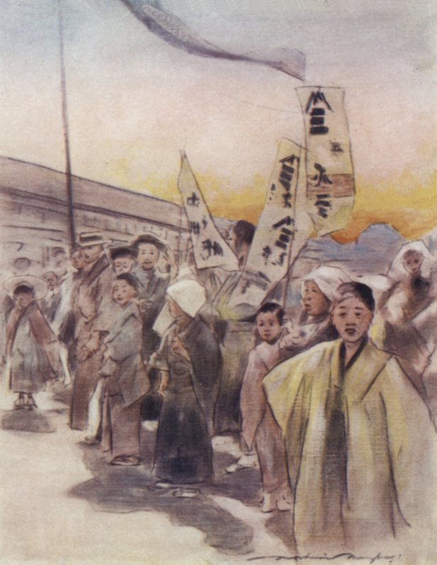 Lentävät bannerit tekijältä Mortimer Ludington Menpes