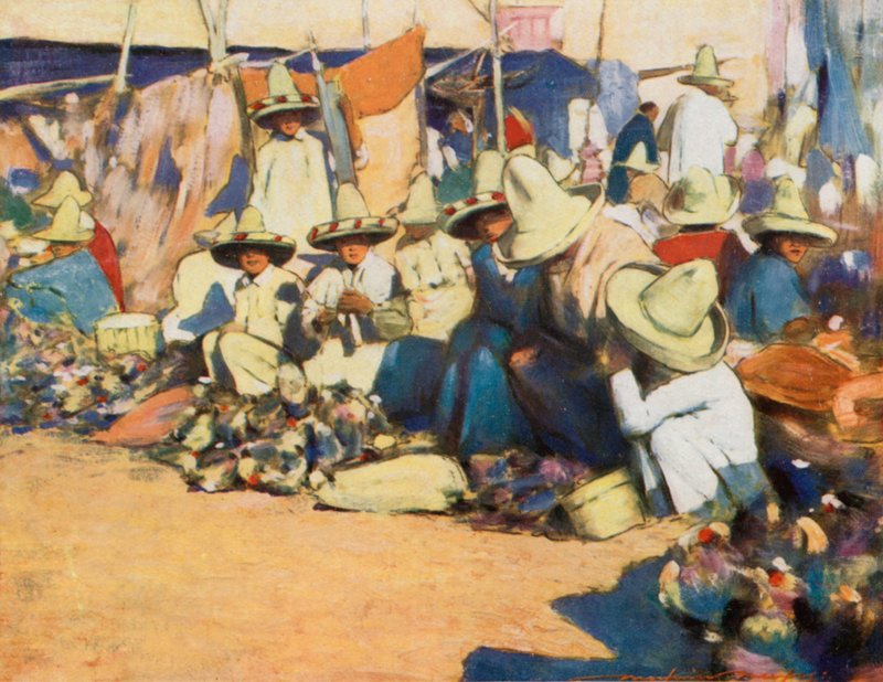Puebla tekijältä Mortimer Ludington Menpes