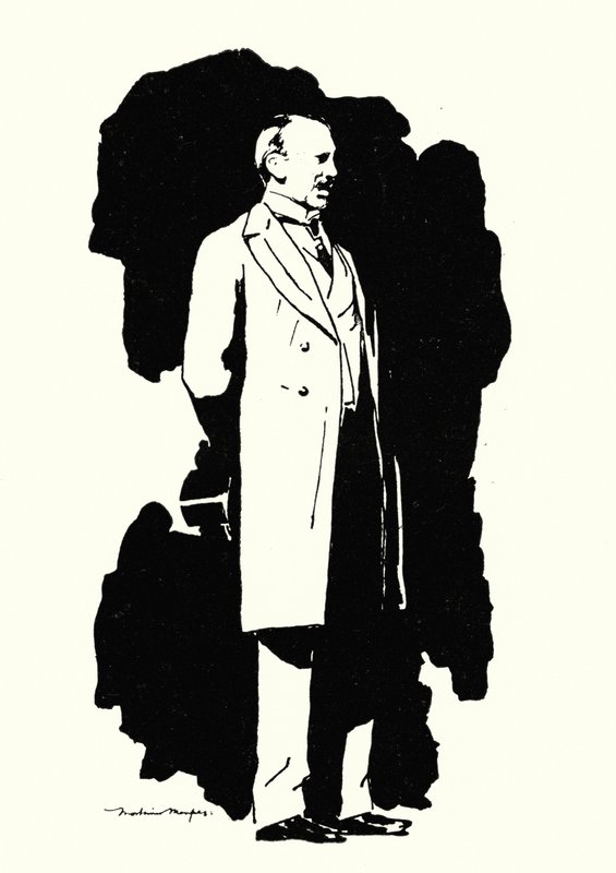Sir Alfred Milner puhuu yleisölle Mafeking-päivänä tekijältä Mortimer Ludington Menpes