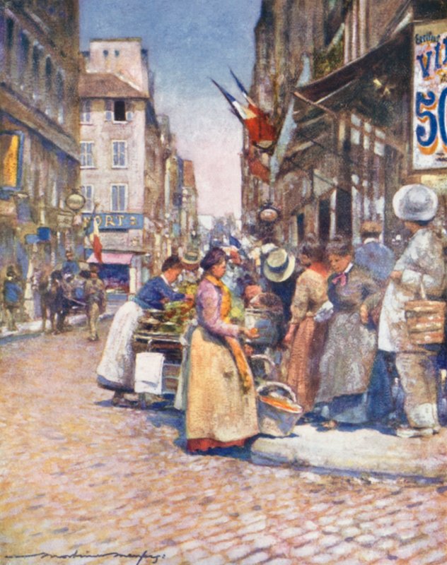 Kulma Rue de Seinen varrella tekijältä Mortimer Ludington Menpes