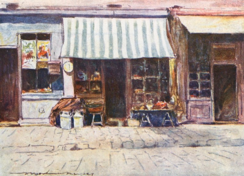 Cremerie Rue St Honorella tekijältä Mortimer Ludington Menpes