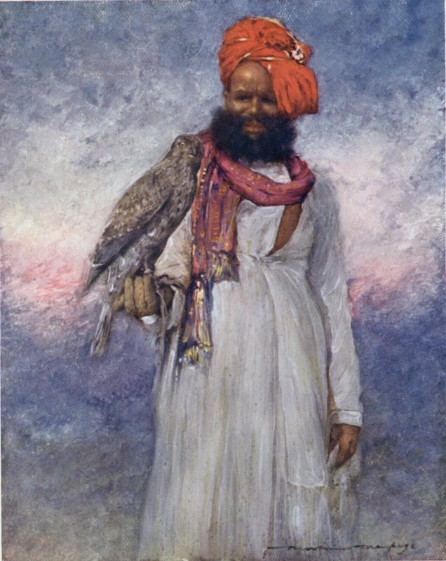 A Hawksmen of Rajgarh (Color Litho) tekijältä Mortimer Ludington Menpes