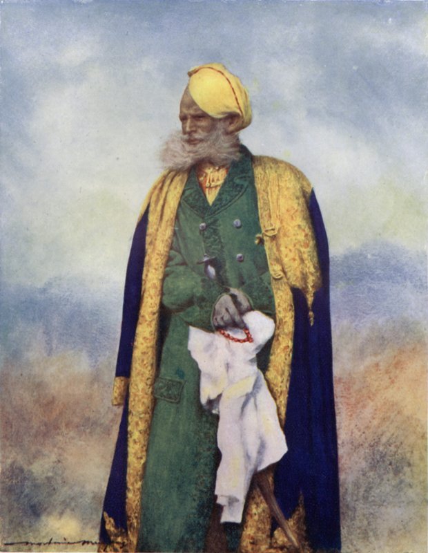 Rajput Of Rajgarh (väri litho) tekijältä Mortimer Ludington Menpes