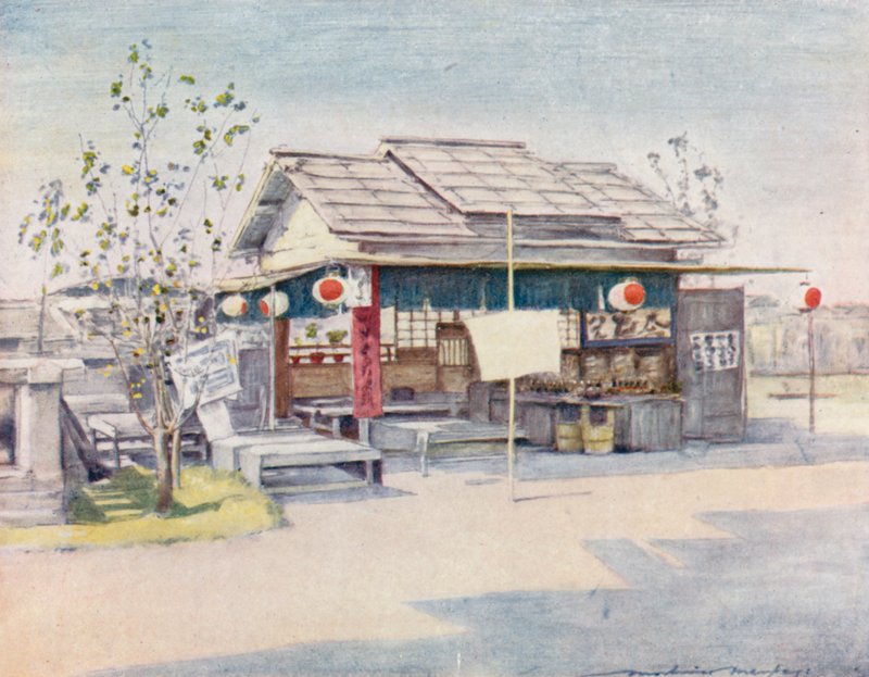 Teehuone tekijältä Mortimer Ludington Menpes