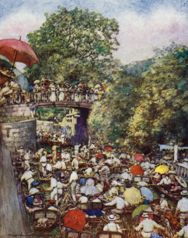Boulters Lock, Ascot Sunday tekijältä Mortimer Ludington Menpes