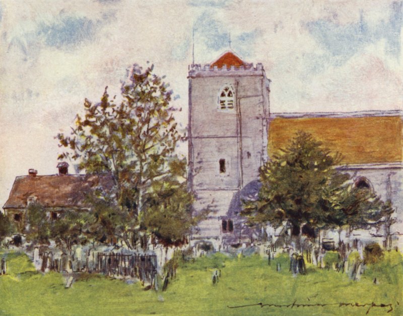 Dorchester Abbey tekijältä Mortimer Ludington Menpes