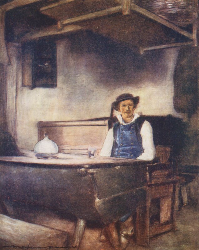 Aubergessa, Pont-Aven (värilitro) tekijältä Mortimer Ludington Menpes