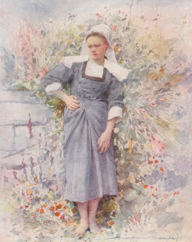 La Petite Marie (värilitro) tekijältä Mortimer Ludington Menpes