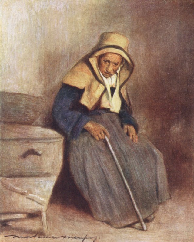 Vanhuus (värilitro) tekijältä Mortimer Ludington Menpes