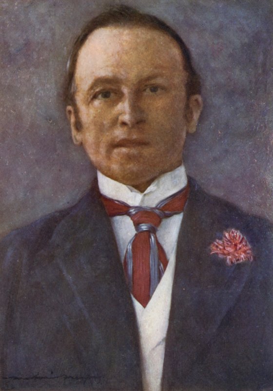 Lord Curzon työssään Delhissä (väri litho) tekijältä Mortimer Ludington Menpes