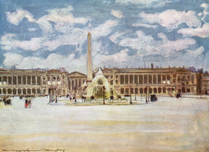 Place de la Concorde tekijältä Mortimer Ludington Menpes