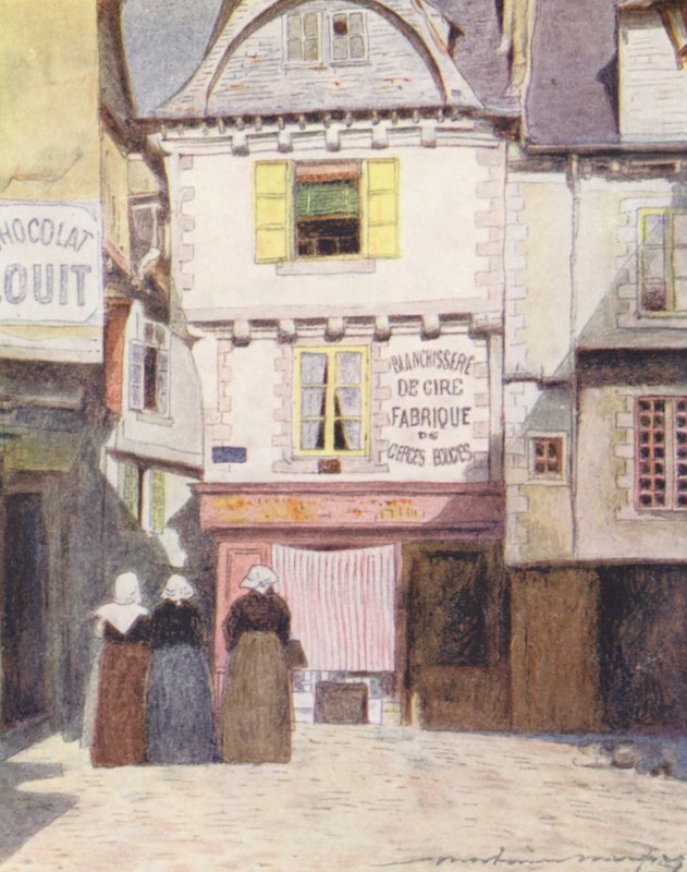 Place Henri Quatre, Vannes (värilitra) tekijältä Mortimer Ludington Menpes