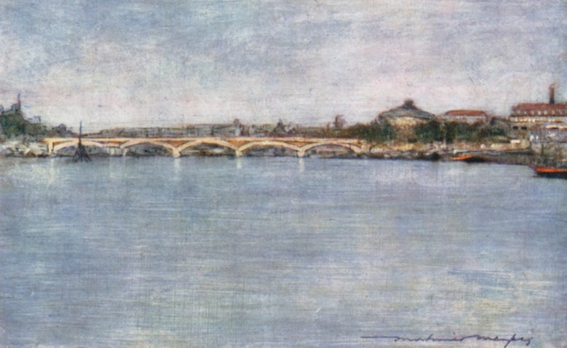 Pont Nationale tekijältä Mortimer Ludington Menpes