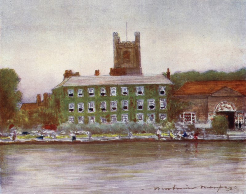 Red Lion Hotel, Henley tekijältä Mortimer Ludington Menpes