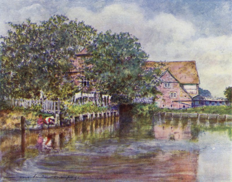 Streatley Mill tekijältä Mortimer Ludington Menpes
