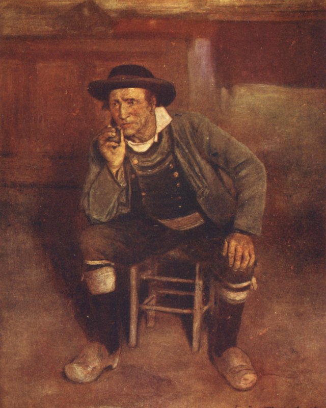 Talon isäntä (värilitografia) tekijältä Mortimer Ludington Menpes