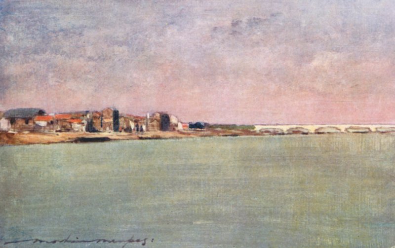 Seine auringonlaskun aikaan tekijältä Mortimer Ludington Menpes