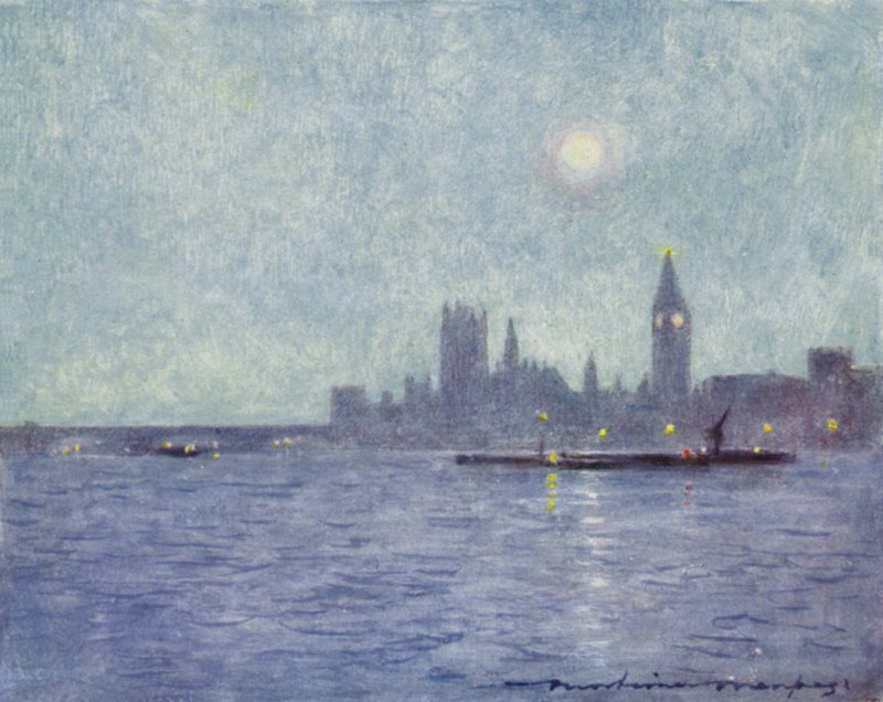 Westminster yöllä tekijältä Mortimer Ludington Menpes