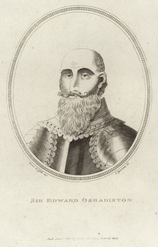Sir Edward Osbadistonin muotokuva tekijältä Moses Griffith