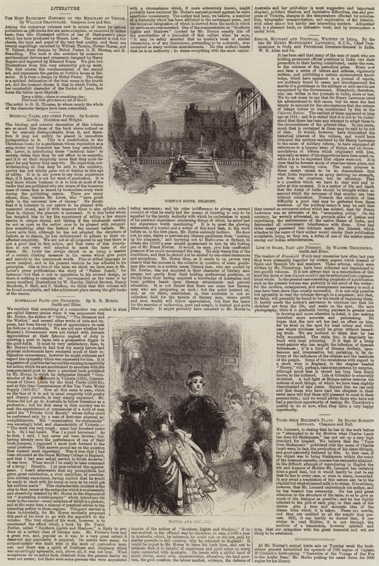 Venetsian kauppias, kirjoittanut William Shakespeare tekijältä Myles Birket Foster
