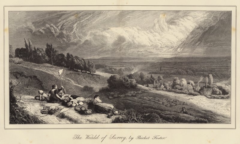 The Weald of Surrey tekijältä Myles Birket Foster
