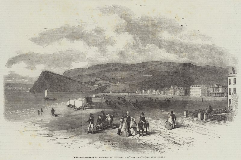 Englannin kastelupaikat, Teignmouth, Den tekijältä Myles Birket Foster
