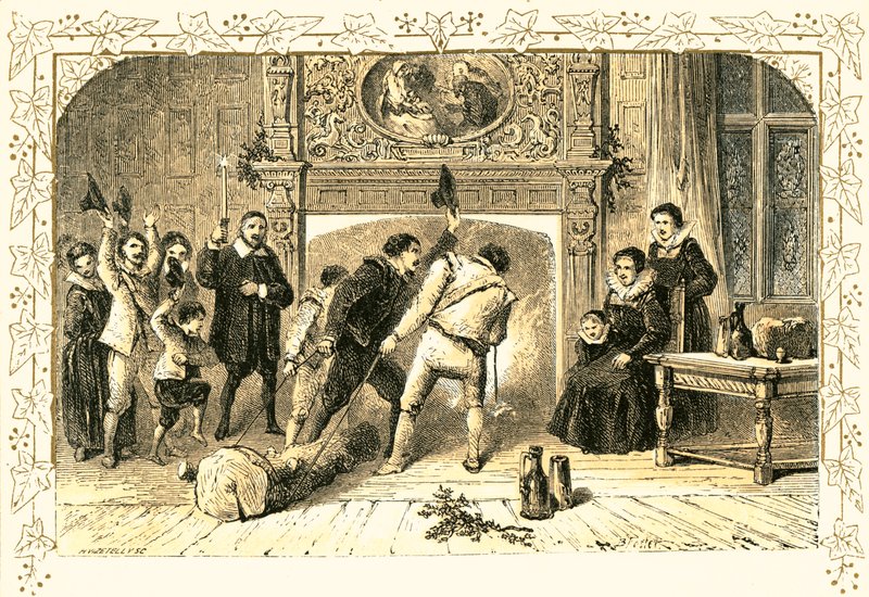 Jouluaaton seremonia tekijältä Myles Birket Foster