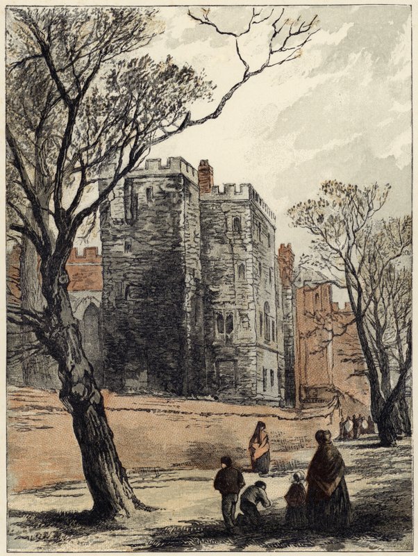 Lollards Tower, Lambeth Palace, Lontoo tekijältä Myles Birket Foster