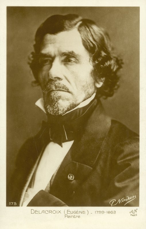 Eugene Delacroix, ranskalainen taidemaalari tekijältä Nadar