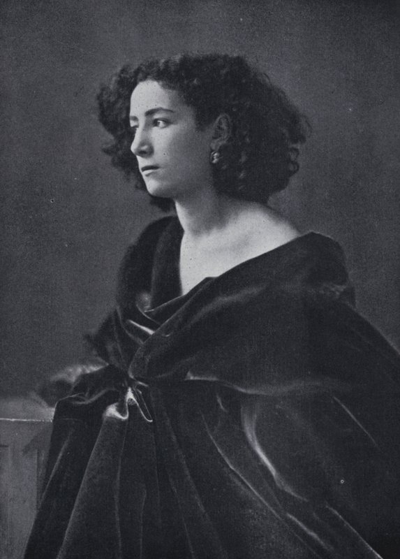 Näyttelijä Sarah Bernhardt tekijältä Nadar