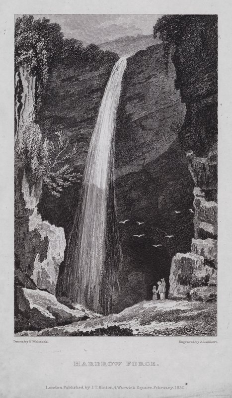 Hardrow Force (kaiverrus) tekijältä Nathaniel (after) Whittock