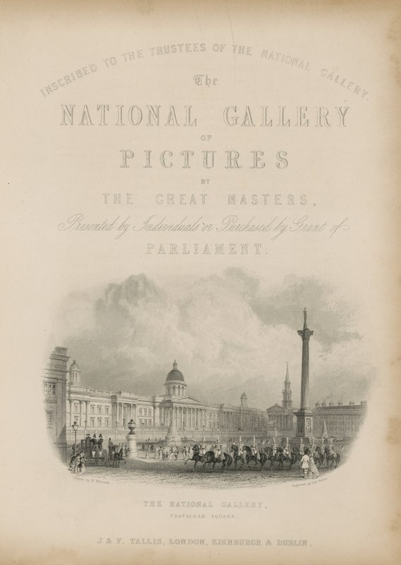 Suurten mestareiden National Gallery of Pictures tekijältä Nathaniel Whittock