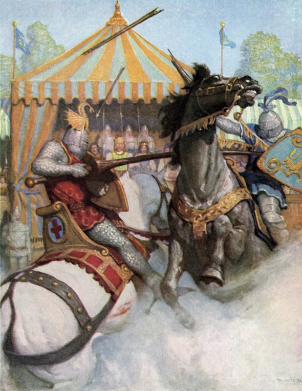 Turnaus kuningas Arthurin päivinä tekijältä Newell Convers Wyeth