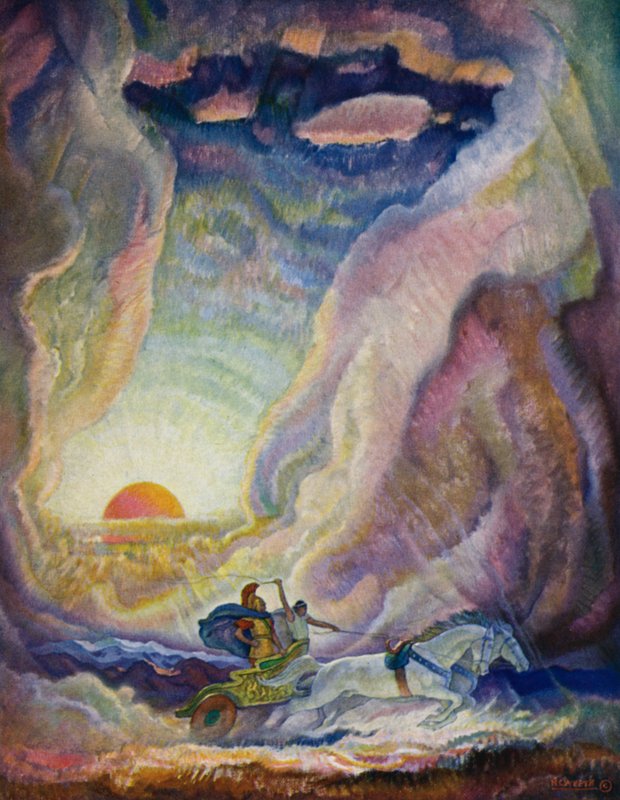 Odysseia: Nestorin vaunuissa tekijältä Newell Convers Wyeth