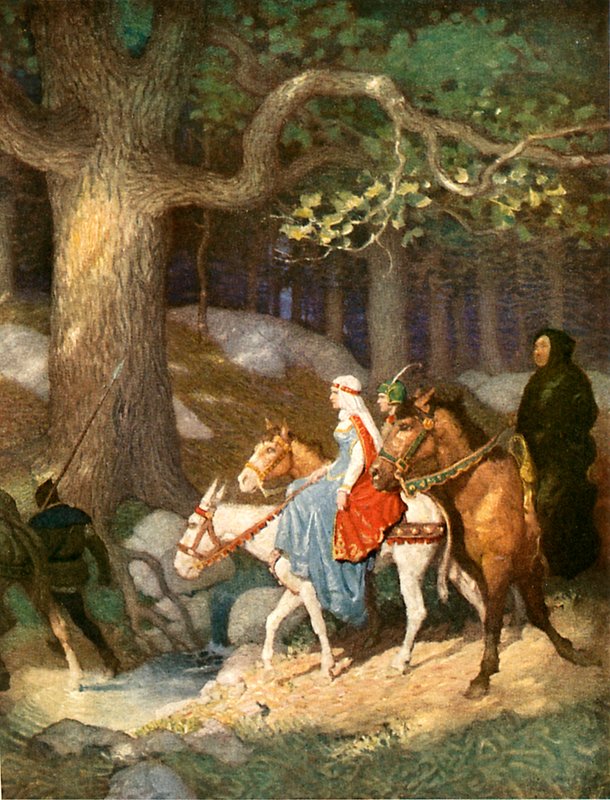 Country Folk matkalla turnaukseen tekijältä Newell Convers Wyeth