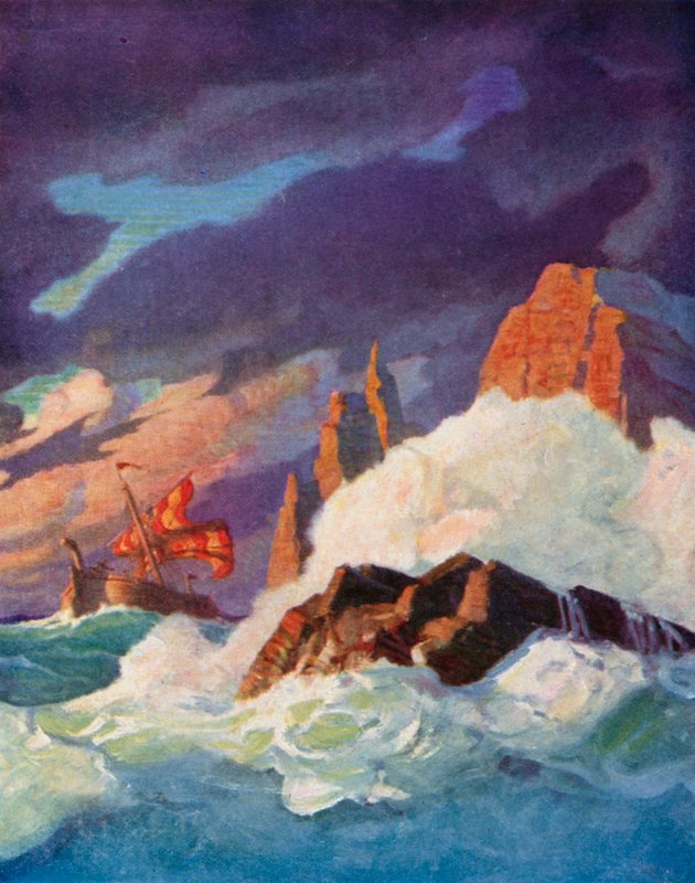 Myrsky Firth of Clydessa tekijältä Newell Convers Wyeth