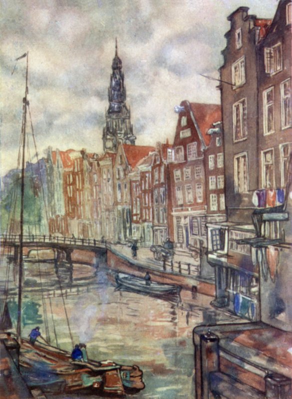 Oudezijds, Voorburgwal, Amsterdam tekijältä Nico Jungman