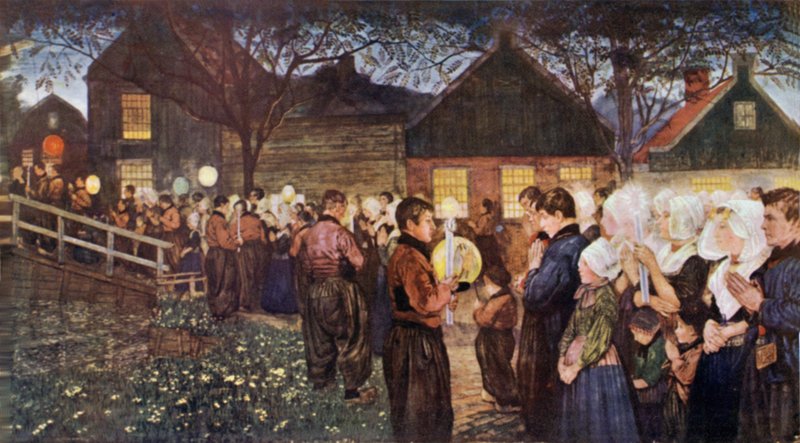 Uskonnollinen kulkue tekijältä Nico Jungman