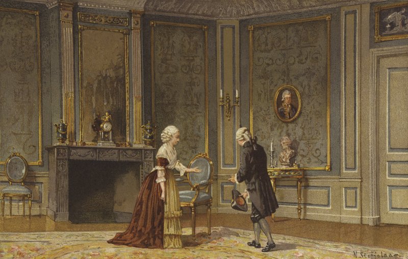 Hollantilainen sisustus, c1792 tekijältä Nico Steffelaar
