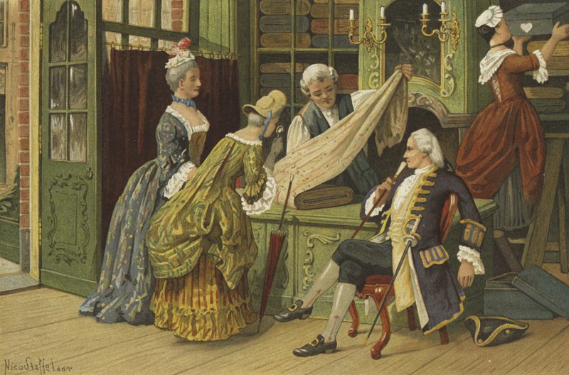 Kauppa, Alankomaat, 1700-luvun ensimmäinen puolisko tekijältä Nico Steffelaar